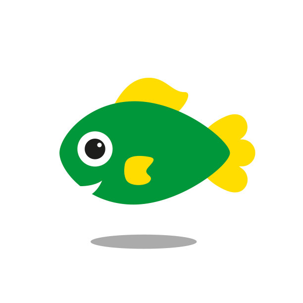 绿色的鱼图片下载