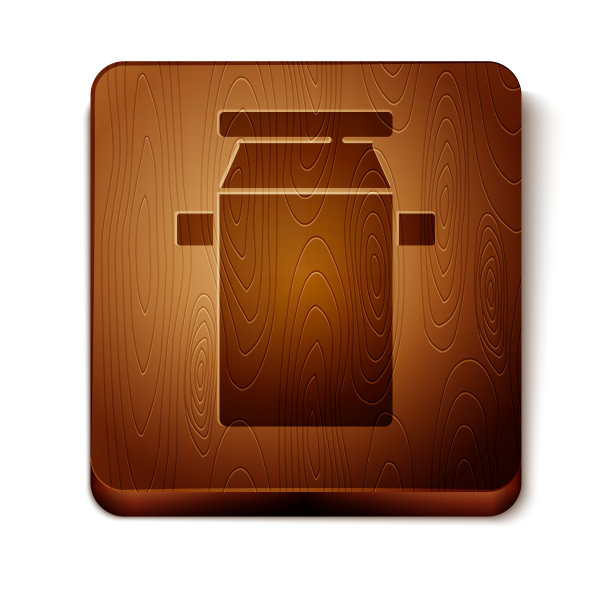 棕色罐头容器牛奶图标隔离图片下载