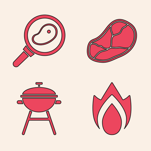 在煎锅里放牛排，放火烧牛排图片下载