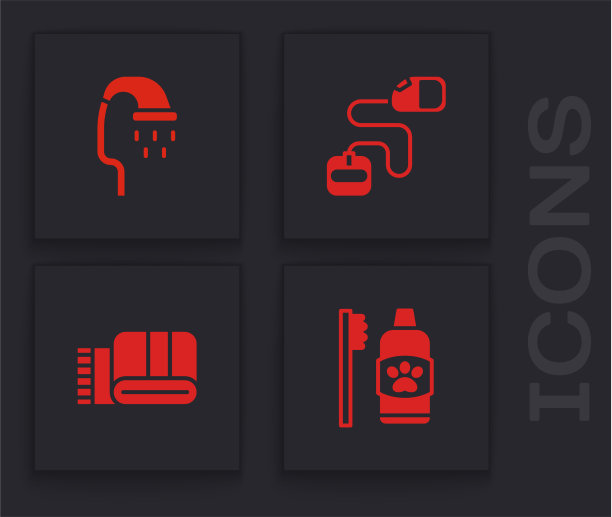 为宠物淋浴设置口腔卫生图片下载