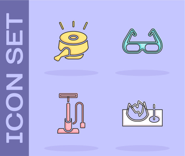 在街道坡道上设置车铃和气泵图片下载