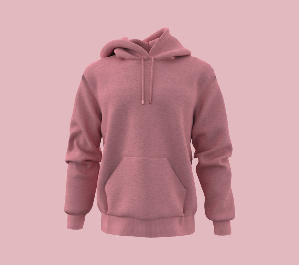 空白连帽运动衫模型打印图片下载