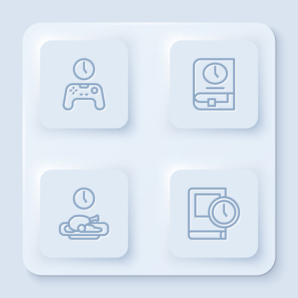 设定游戏手柄的时间线，用于书籍、食物和时间图片下载