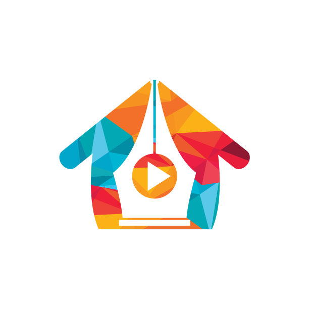 媒体笔logo设计图片下载