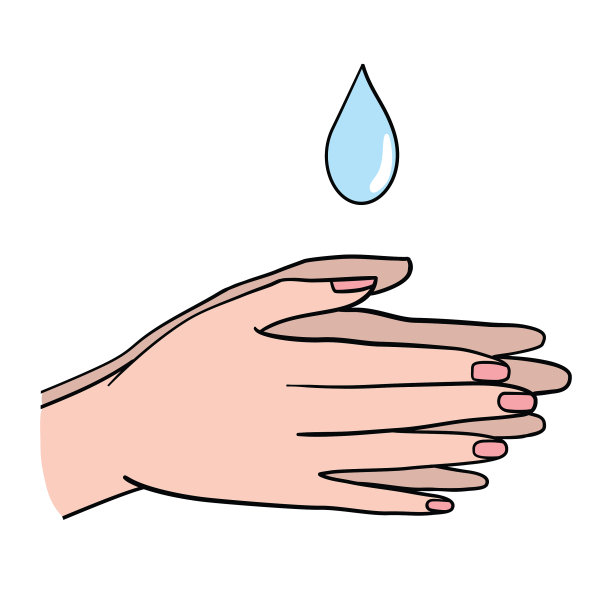 洗手时用肥皂隔离白色图片下载