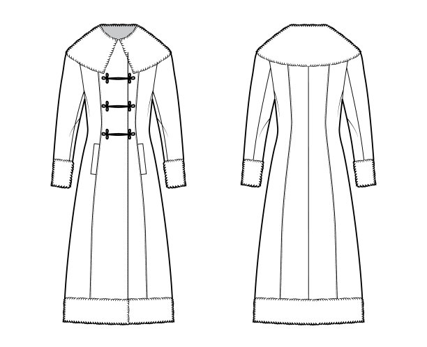 哥萨克外套技术时尚配图片下载