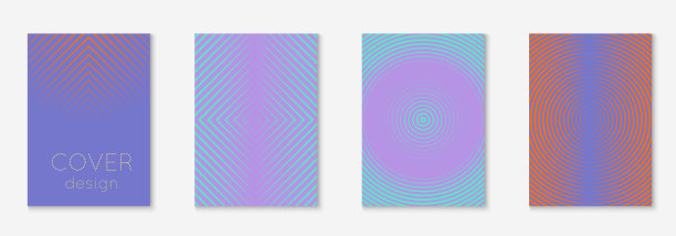 现代目录与极简几何线和时尚的形状。图片下载