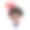 可爱的卷发男孩手持爱气球庆祝美国独立日卡通图标矢量插图。图片下载