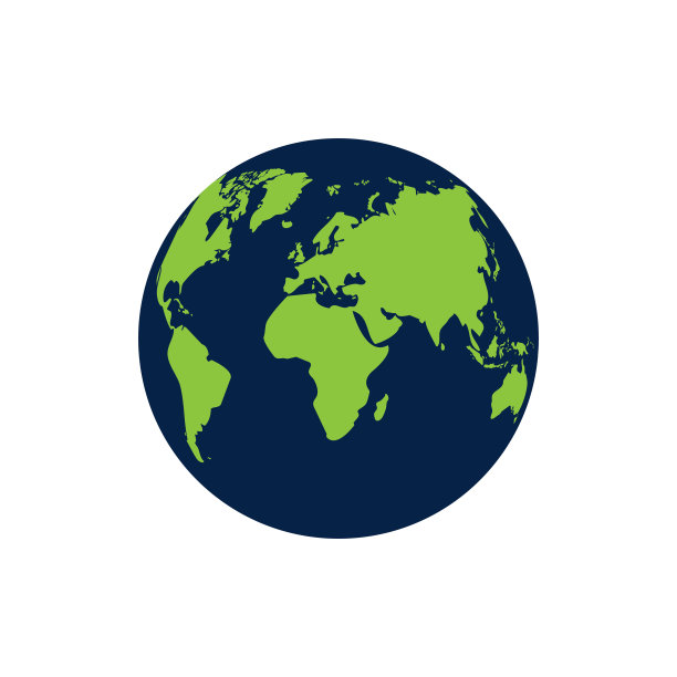 世界地图矢量股票插图设计模板。图片下载