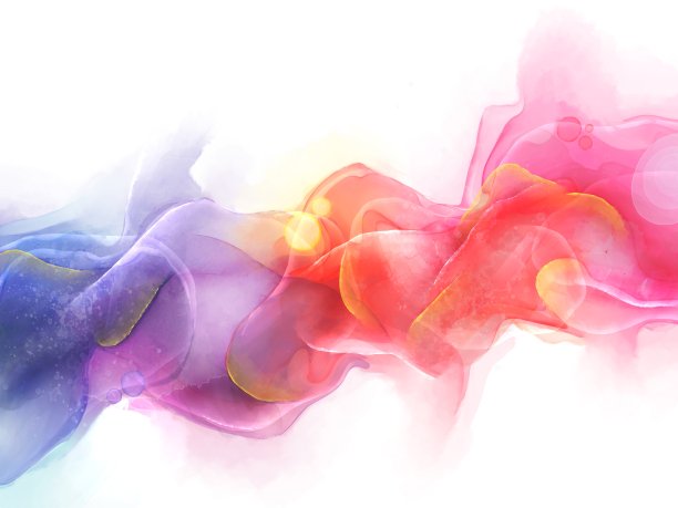 酒精水墨艺术风格插画图片下载