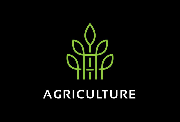 字母农业标志模板设计图片下载