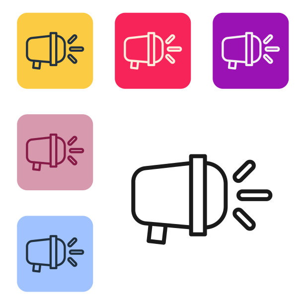 黑线自行车头灯图标隔离图片下载