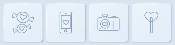 设行糖果拍照手机用心拍照图片下载