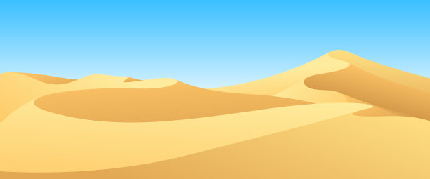沙漠景观背景设计图片下载