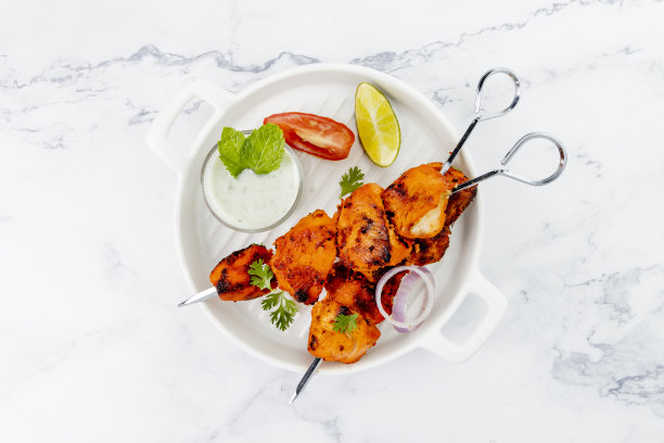 印度 Tikka 鸡块图片下载