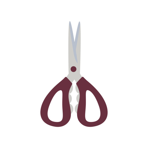 厨房剪刀孤立在白色图片下载