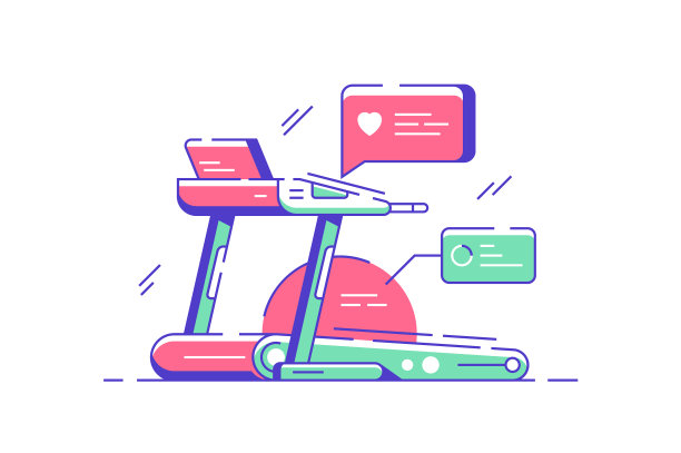 跑步机减肥图片下载