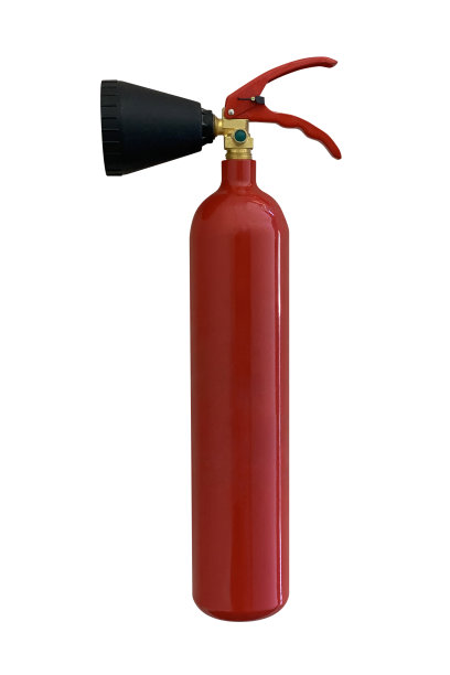 红色灭火器孤立在白色背景上图片下载
