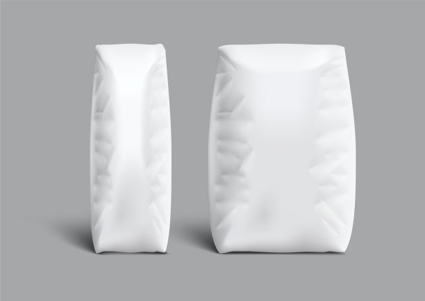 面粉或其他松散产品的白色袋子图片下载