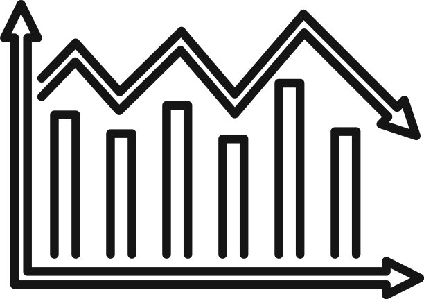 金融图表图标轮廓样式图片下载