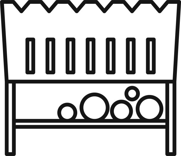 潘火盆图标轮廓风格图片下载