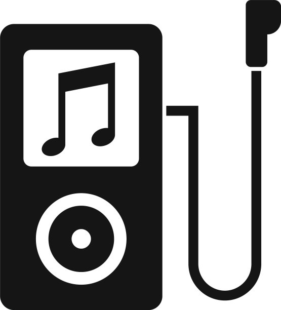 健身音乐播放器图标简单风格图片下载