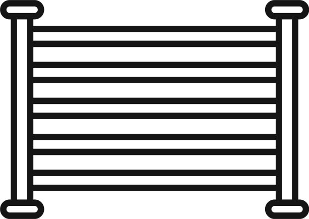电热毛巾轨图标轮廓风格图片下载
