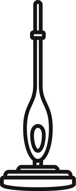 粘蒸汽清洁器图标轮廓风格图片下载