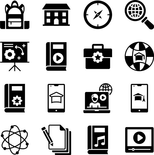 包教育立体图标图片下载