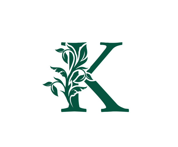 自然字母花卉标志复古经典图片下载