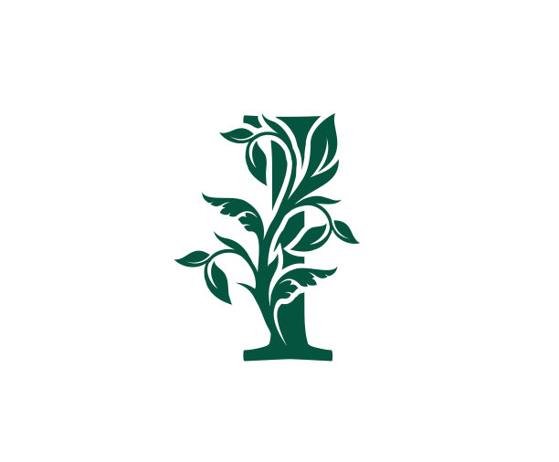 大自然我信花卉标志复古经典图片下载