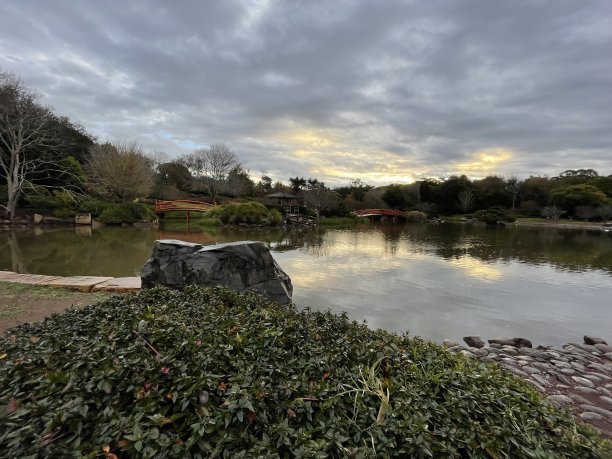 日本园林风景彩色照片图片下载