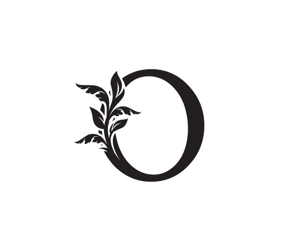 经典字母o纹章标志复古经典图片下载