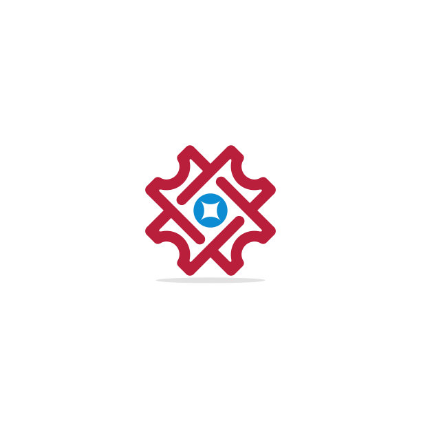 优惠券线条X首字母Logo图片下载