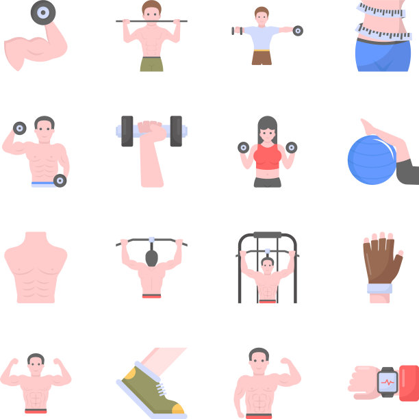 用图标包装健身器材图片下载