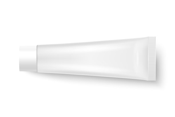 3d逼真的塑料金属白色管图标图片下载