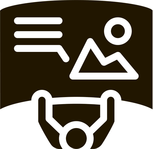 男人与详细的海报俯视图图标图片下载