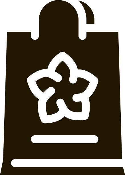 花店袋图标字形图片下载
