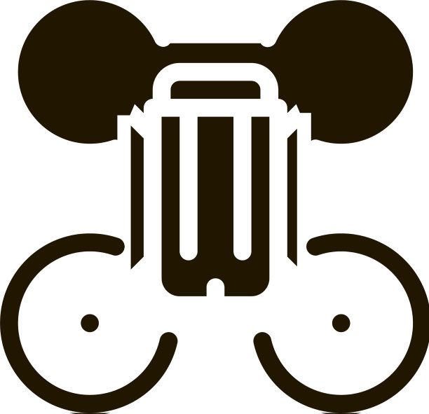 无人机飞行玩具图标字形图片下载