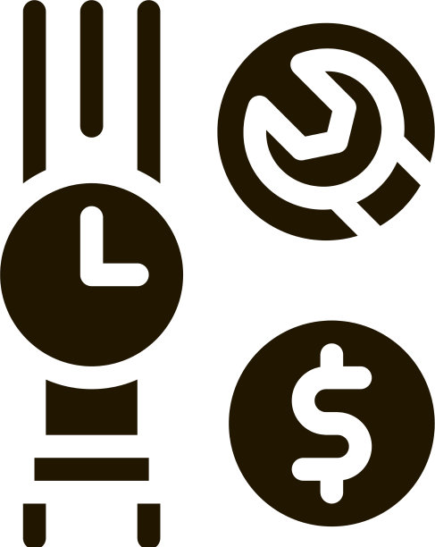 手表维修费用图标字形图片下载