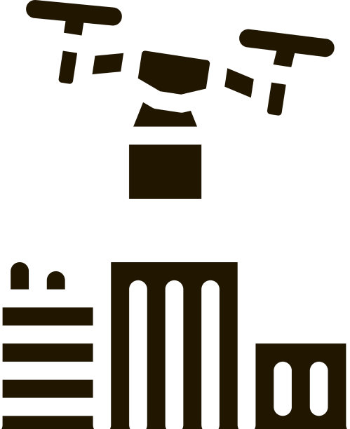 太阳能电池路灯图标字形图片下载