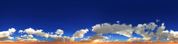 360度全景天空穹顶图图片下载