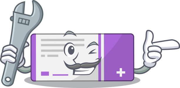 一个像机械师一样工作的漫画药箱图片下载