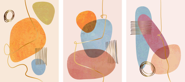 设定创意极简主义手绘抽象图片下载