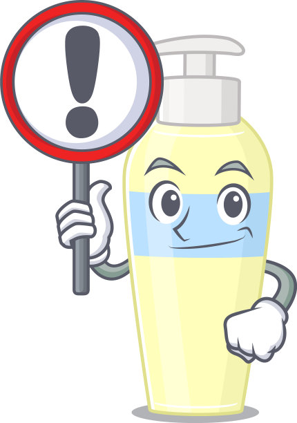 带有感叹号的卡通图标血清图片下载