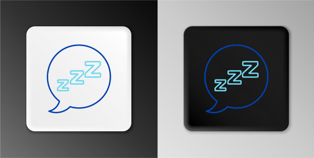 行语音气泡与打鼾图标隔离上图片下载