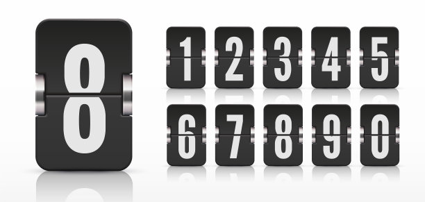 设置翻转记分牌数字与反映图片下载