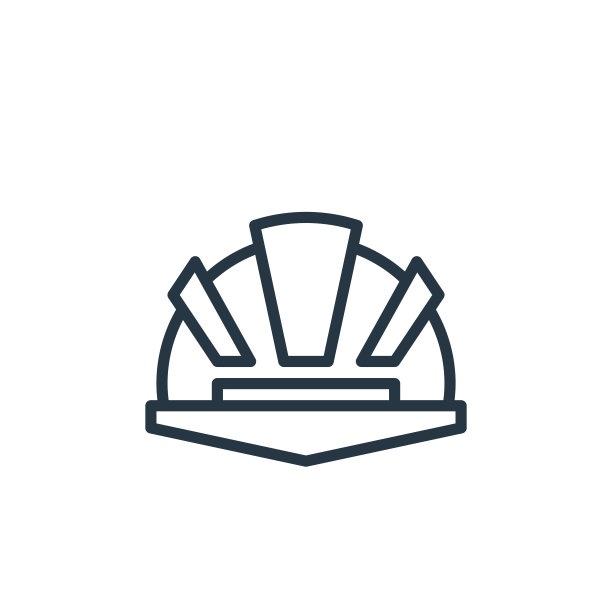 头盔图标向量从劳动节的概念。头盔可编辑的笔触的细线插图。头盔线性标志，用于web和移动应用程序，标志，印刷媒体。图片下载