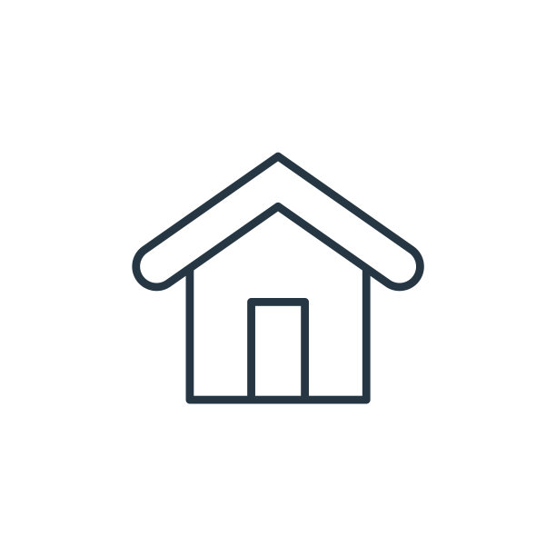 房子图标向量从智能家居概念。细线插图的房子可编辑的笔触。房子线性标识使用在web和移动应用程序，标志，印刷媒体。图片下载