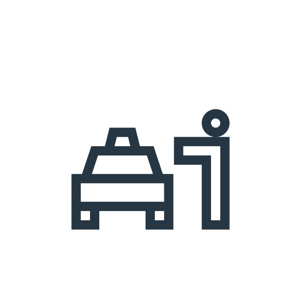 乘客图标向量来自出租车服务概念。细线插图乘客可编辑的笔触。乘客线性标识用于web和移动应用程序，标志，印刷媒体。图片下载